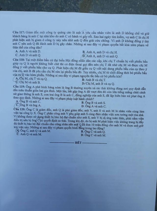 Đề thi Khoa học xã hội tại Kỳ thi THPT Quốc gia 2019 - Ảnh 12.