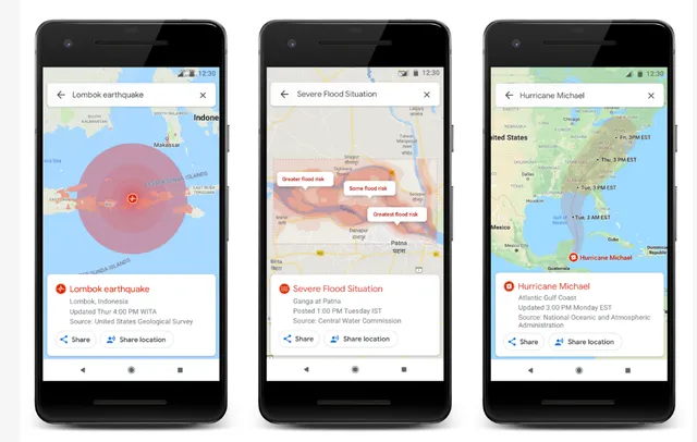 Google Maps cập nhật tính năng cảnh báo thiên tai - Ảnh 1.