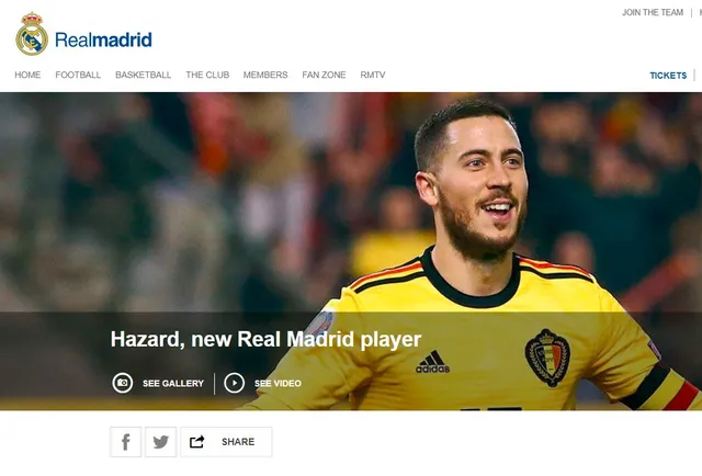 Eden Hazard CHÍNH THỨC gia nhập Real Madrid - Ảnh 1.