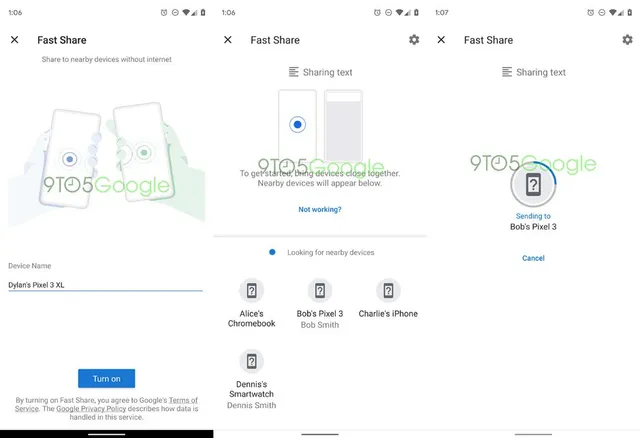 Google ra mắt giải pháp chia sẻ dữ liệu mới Fast Share - Ảnh 1.