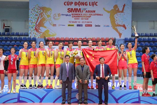 Giải bóng chuyền nữ U23 châu Á 2019: Trung Quốc vô địch lần 2, Thanh Thúy là chủ công xuất sắc nhất - Ảnh 1.