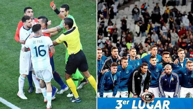 Nhận thẻ đỏ, Messi chỉ trích thậm tệ LĐBĐ Nam Mỹ - Ảnh 1. Nhận thẻ đỏ, Messi chỉ trích thậm tệ LĐBĐ Nam Mỹ - Ảnh 1.