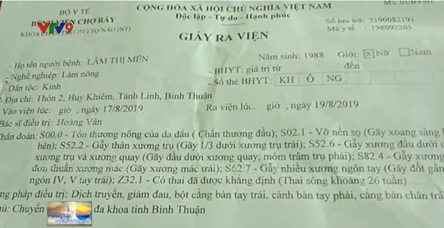 Bình Thuận: Giám định phụ nữ mang thai 7 tháng bị chồng đánh dã man - Ảnh 2.