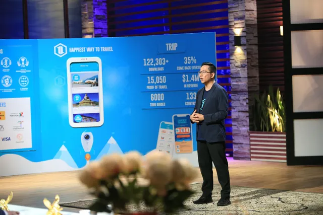 Shark Tank Việt Nam: 4 cá mập lắc đầu, một mình Shark Việt rót 500.000 USD vào ứng dụng du lịch - Ảnh 2. Shark Tank Việt Nam: 4 cá mập lắc đầu, một mình Shark Việt rót 500.000 USD vào ứng dụng du lịch - Ảnh 2.