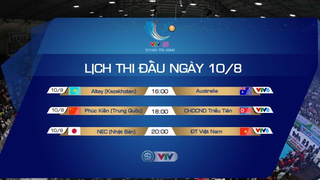 Lịch thi đấu và trực tiếp VTV Cup Tôn Hoa Sen 2019 ngày 10/8: Chung kết NEC Red Rockets (Nhật Bản) - ĐT Việt Nam - Ảnh 1.