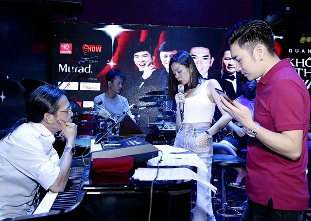 Đan Trường, Lệ Quyên diện đồ trẻ trung đến tập liveshow của Quang Hà - Ảnh 7.