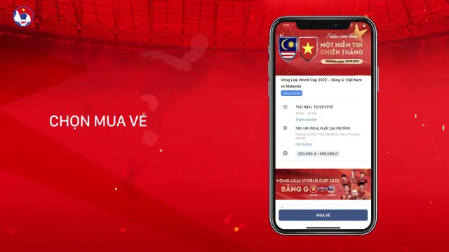 Hướng dẫn chi tiết mua vé bóng đá xem ĐT Việt Nam tại vòng loại World Cup 2022 trên ứng dụng di động - Ảnh 16.