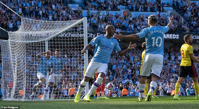 Ghi 5 bàn trong 18 phút đầu hiệp, Manchester City ‘hủy diệt’ Watford 8-0 - Ảnh 2.