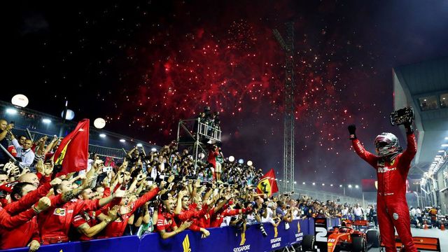 Đua xe F1: Sebastian Vettel giành chiến thắng tại GP Singapore 2019 - Ảnh 3.