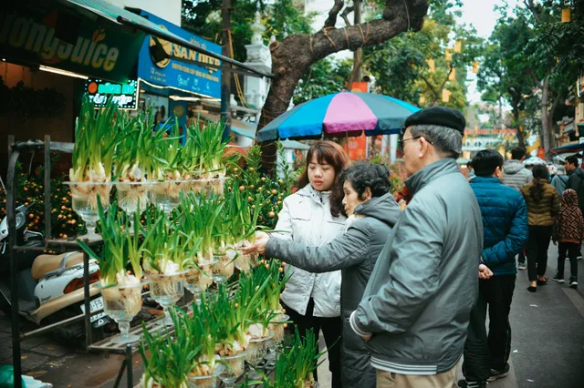 Người dân Hà Nội hối hả “chở” sắc hoa Tết về nhà - Ảnh 14.