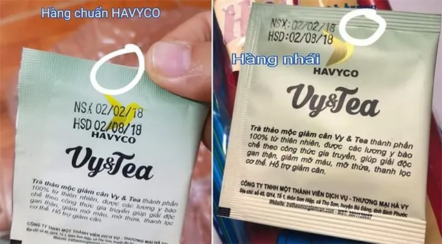 Trà thảo mộc Vy&Tea liên tục bị làm giả trên thị trường - Ảnh 1.