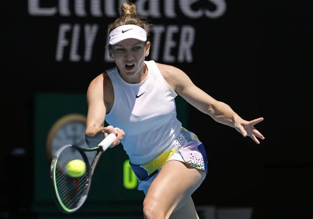 Australia mở rộng 2020: Halep và Muguruza thẳng tiến vào tứ kết - Ảnh 2.