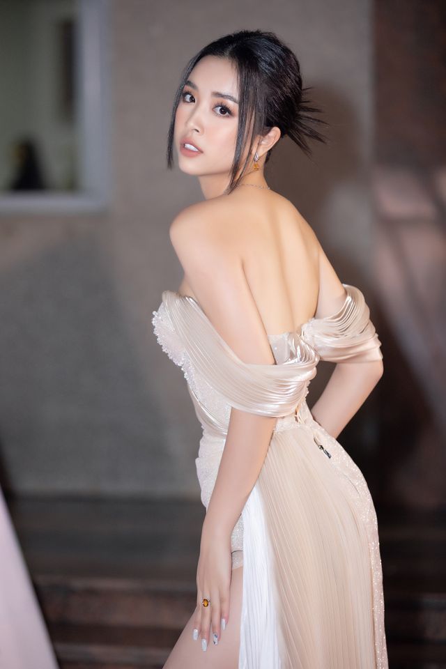 Á hậu Thụy Vân, Đỗ Mỹ Linh lộng lẫy trên thảm đỏ Bán kết Hoa hậu Việt Nam 2020 - Ảnh 10.