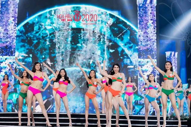 Bỏng mắt trước phần thi bikini Bán kết Hoa hậu Việt Nam 2020 - Ảnh 4.