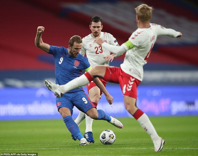 Harry Maguire nhận thẻ đỏ, ĐT Anh thua Đan Mạch ngay trên sân nhà (UEFA Nations League 2020/21) - Ảnh 1.