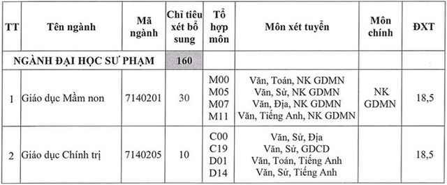 Nhiều trường đào tạo Sư pham, Y khoa thông báo tuyển bổ sung - Ảnh 6.