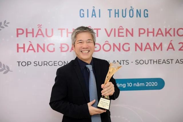 Bạn trai diva Thanh Lam nhận giải thưởng uy tín về nhãn khoa - Ảnh 1.