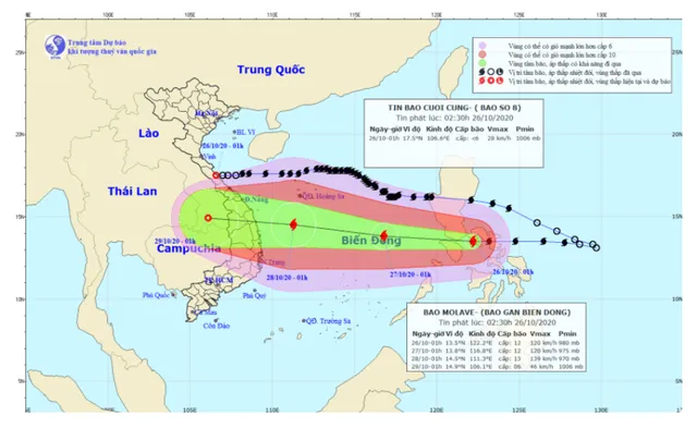 Miền Trung vừa khắc phục hậu quả mưa lũ, vừa chống bão số 9 - Ảnh 3.