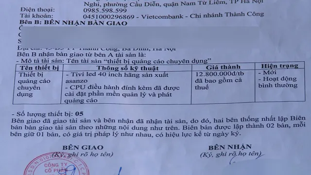 Ủy quyền đầu tư mua thiết bị quảng cáo lấy lãi cao: Người nợ nần, người mất nhà - Ảnh 3.