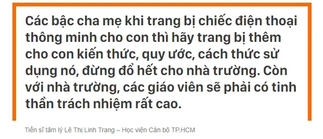 Băn khoăn lợi - hại khi giao điện thoại thông minh cho học sinh trên lớp - Ảnh 3.