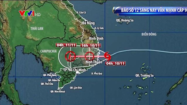 Bão số 13 cường độ mạnh, di chuyển rất nhanh sẽ nối tiếp bão số 12 - Ảnh 1.