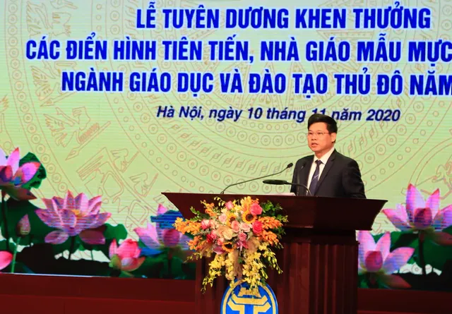 Tuyên dương các điển hình tiên tiến, nhà giáo mẫu mực tiêu biểu của Thủ đô năm 2020 - Ảnh 1.