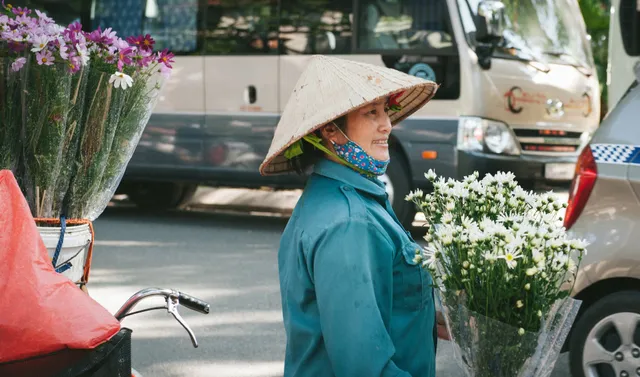 Cúc họa mi ngập tràn phố phường Hà Nội, giá tăng vì khan hàng - Ảnh 6. Cúc họa mi ngập tràn phố phường Hà Nội, giá tăng vì khan hàng - Ảnh 6.