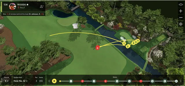 Tiger Woods và thành tích đáng quên ở hố số 12 The Masters 2020 - Ảnh 3.