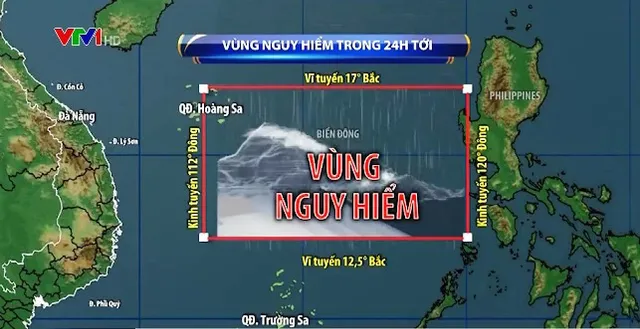 Bão số 10 hướng về miền Trung, suy yếu khi đi vào biển Đông - Ảnh 1.