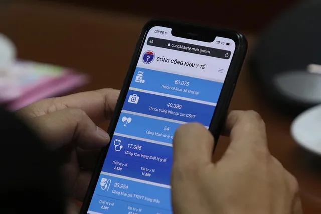 Bộ Y tế công bố Cổng Công khai y tế - Ảnh 1.