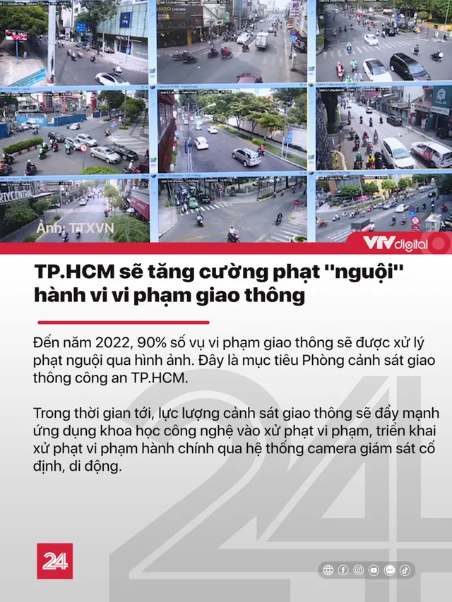 Tin nóng đầu ngày 27/11: TP.HCM sẽ phạt nguội 90% vụ vi phạm giao thông - Ảnh 1.