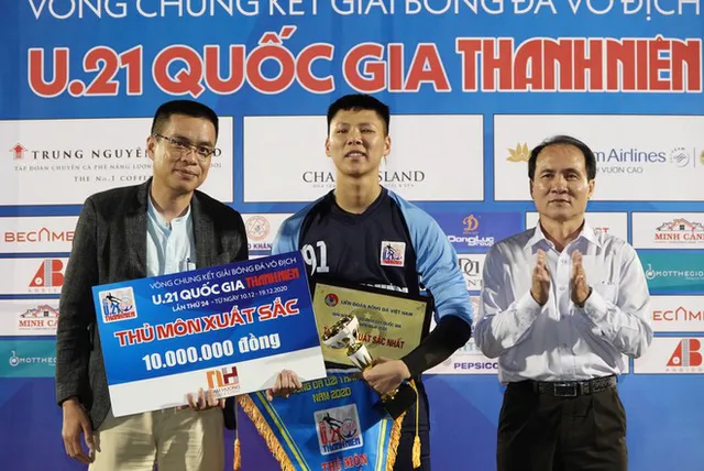 Các giải thưởng cá nhân giải U21 Quốc gia: Hữu Thắng xuất sắc nhất, Mạnh Dũng giành Vua phá lưới - Ảnh 4.