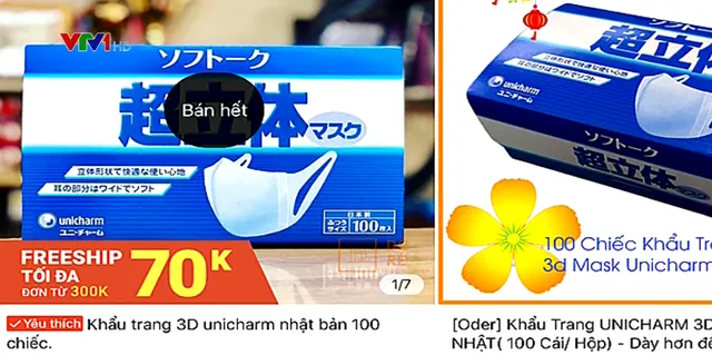 Giám sát giá khẩu trang trên các sàn thương mại điện tử - Ảnh 1.