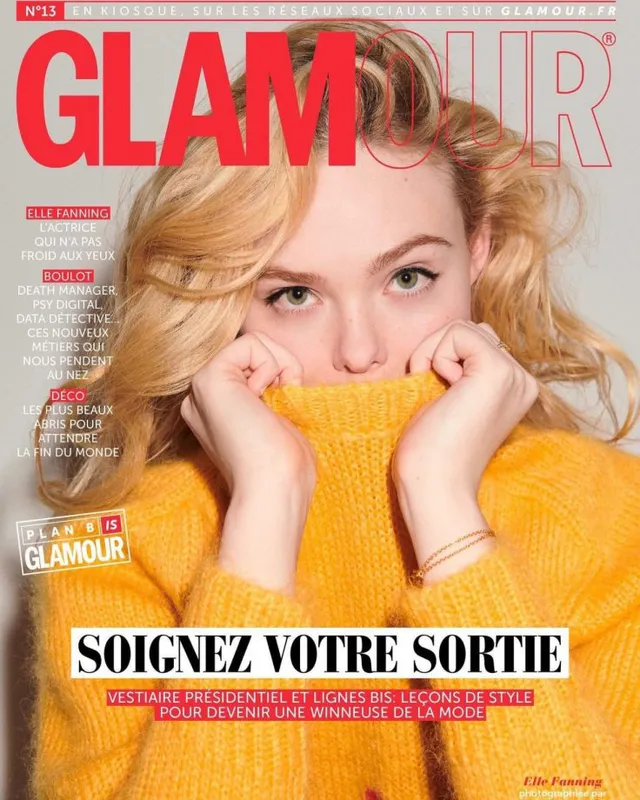 Elle Fanning biến hóa trên Glamour - Ảnh 1.