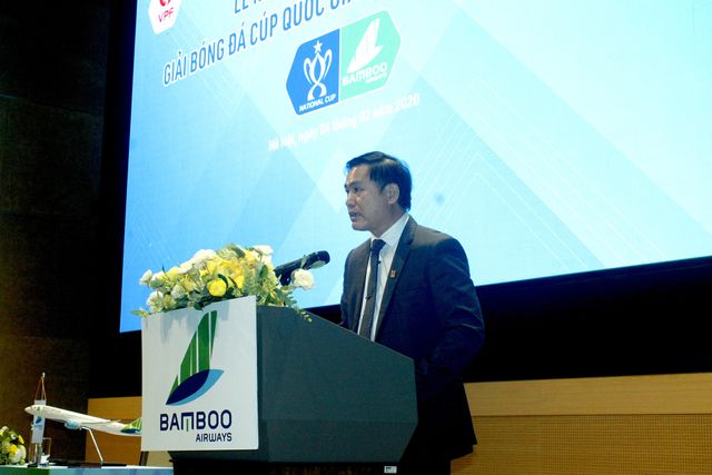 Ký kết nhà tài trợ chính giải bóng đá Cúp Quốc gia Bamboo Airways 2020 - Ảnh 2.