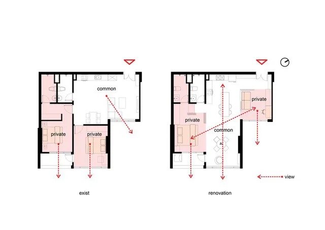 Cải tạo căn hộ 78m2 thành không gian sống linh hoạt - Ảnh 1.