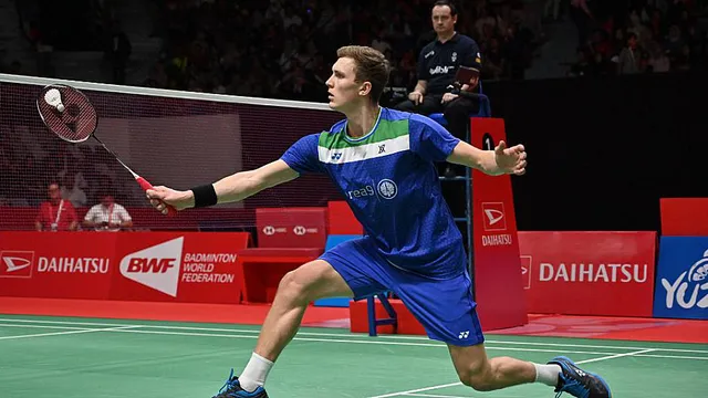 Kết quả Giải cầu lông Toàn Anh: Viktor Axelsen vào bán kết, Chen Long bất ngờ bị loại - Ảnh 1.