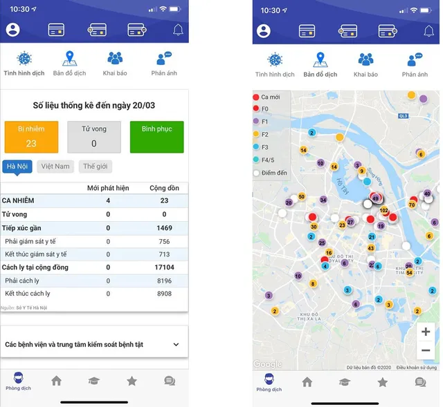 Ứng dụng theo dõi người cách ly vì COVID-19 của Hà Nội - Ảnh 2.