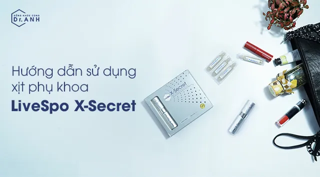 Hướng dẫn sử dụng xịt phụ khoa chứa bào tử lợi khuẩn LiveSpo X-Secret - Ảnh 1.