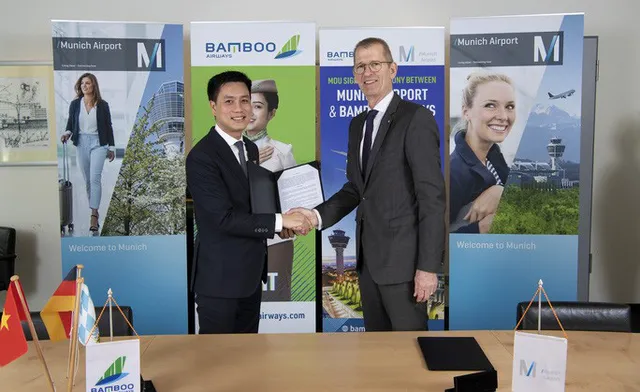 Bamboo Airways mở đường bay thẳng tới Đức trong tháng 7 - Ảnh 1. Bamboo Airways mở đường bay thẳng tới Đức trong tháng 7 - Ảnh 1.