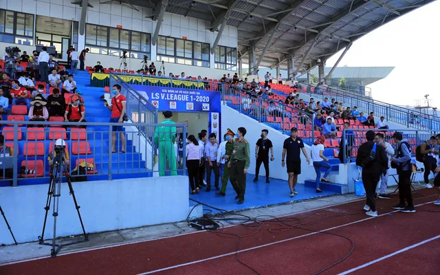 Chùm ảnh trận đấu giữa Hồng Lĩnh Hà Tĩnh 0-1 CLB Viettel (Vòng 1 LS V.League 2020) - Ảnh 1.