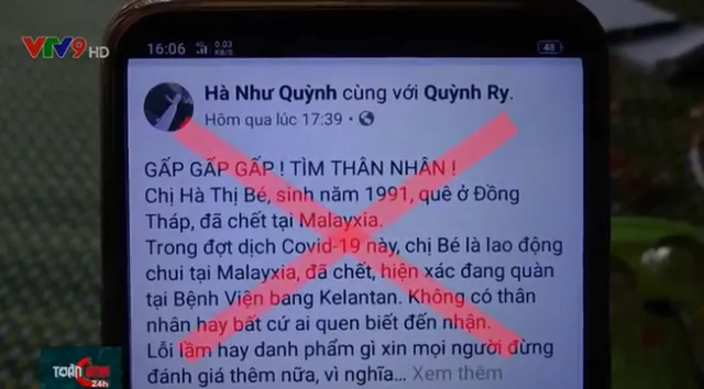 Tin giả, tin đồn thất thiệt "lây lan" trong mùa dịch COVID-19