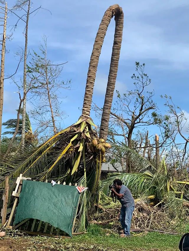 Bão Harold đổ bộ vào Fiji - Ảnh 1.