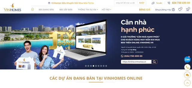 Ra mắt sàn giao dịch bất động sản trực tuyến Vinhomes Online - Ảnh 1.