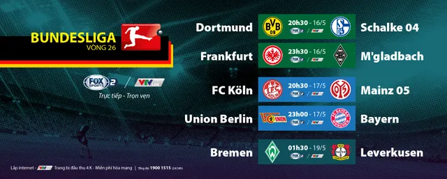 Thưởng thức trọn vẹn Bundesliga trên VTVcab từ 16/5 - Ảnh 1.