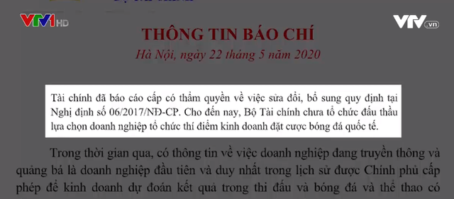 Chưa cấp phép cá cược bóng đá quốc tế - Ảnh 1.