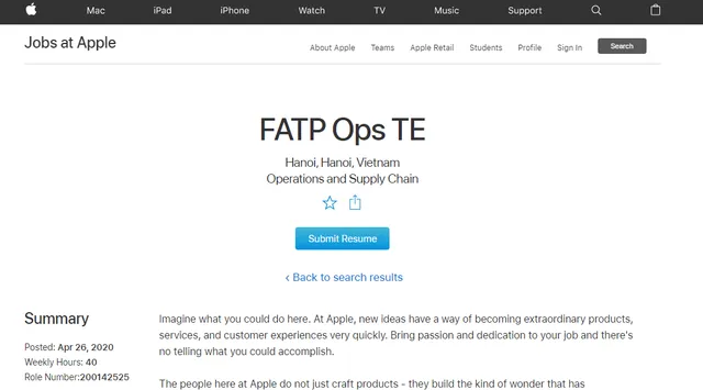 Ồ ạt tuyển người ở Việt Nam, Apple có dễ dàng dứt tình khỏi Trung Quốc? - Ảnh 1. Ồ ạt tuyển người ở Việt Nam, Apple có dễ dàng dứt tình khỏi Trung Quốc? - Ảnh 1.
