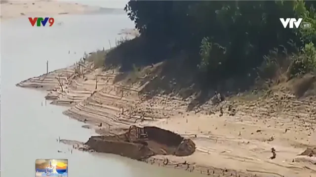 Bất lực trước tình trạng khai thác cát trái phép trong lòng hồ thủy lợi tại Khánh Hòa