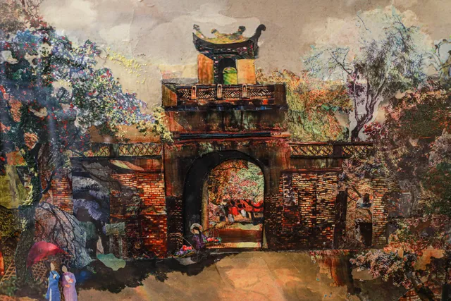 Hoạ sỹ Thanh Thục - người ghép vải vào hồn tranh - Ảnh 13. Hoạ sỹ Thanh Thục - người ghép vải vào hồn tranh - Ảnh 13.