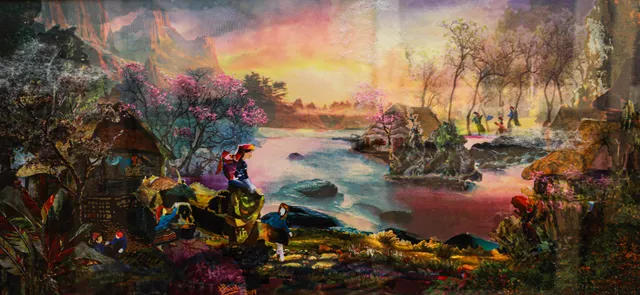 Hoạ sỹ Thanh Thục - người ghép vải vào hồn tranh - Ảnh 11. Hoạ sỹ Thanh Thục - người ghép vải vào hồn tranh - Ảnh 11.